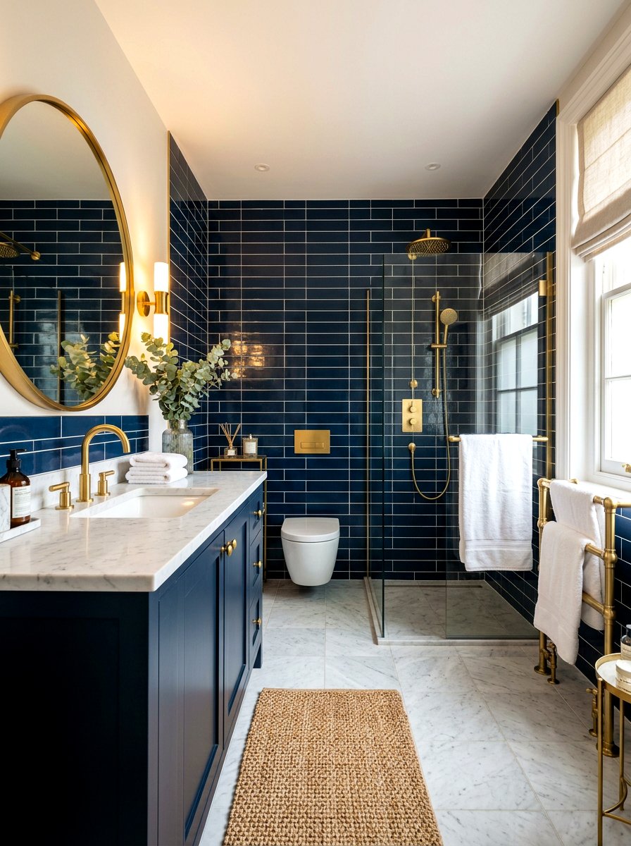 Gold bathroom fixtures - 30 luxury hotel bath ideas