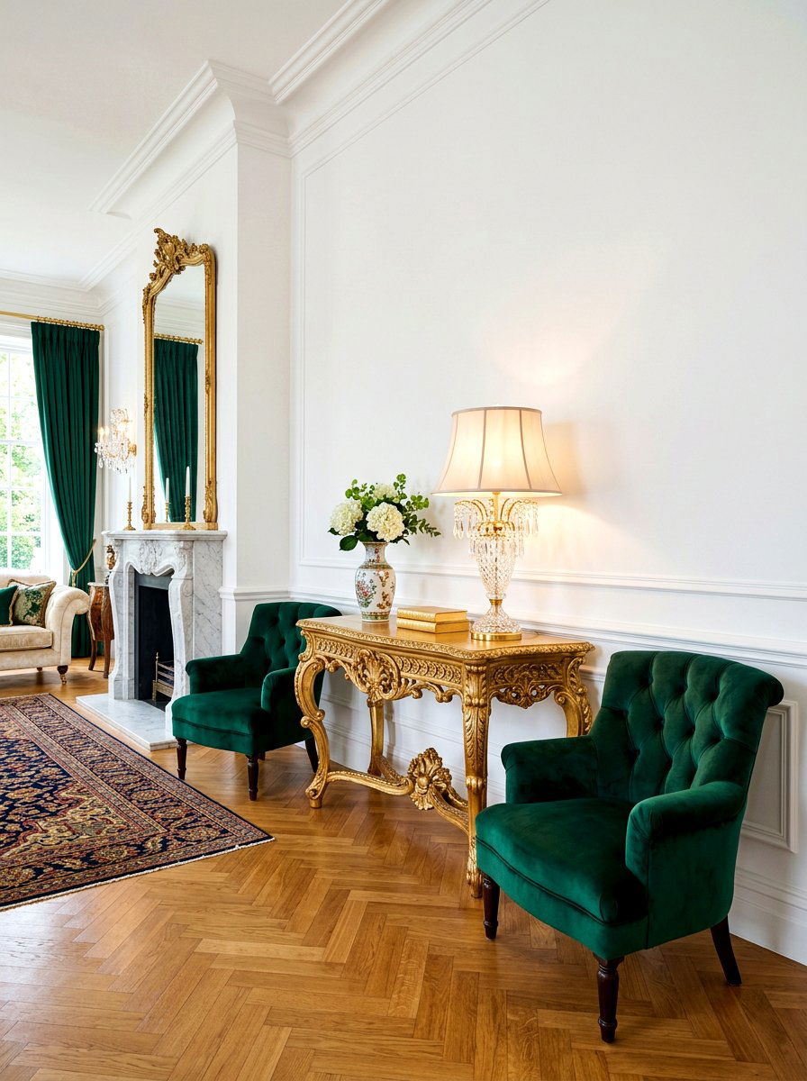 Gold leaf furniture - 30 chinoiserie decor ideas