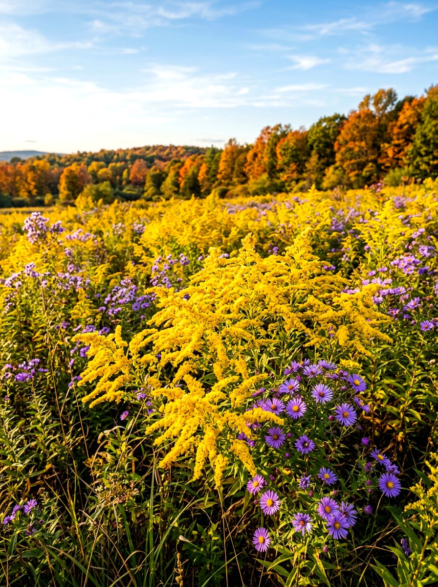Goldenrod Fall Color - 30 butterfly garden ideas