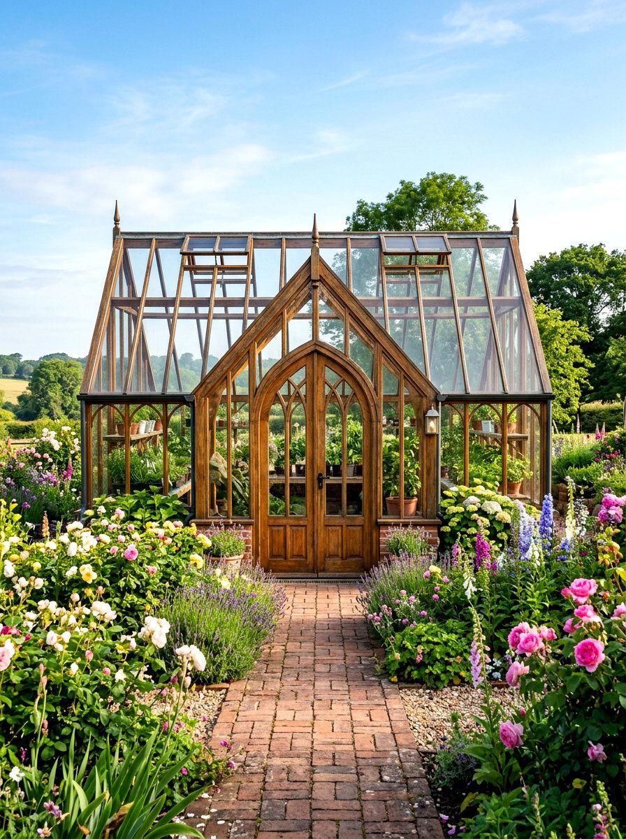 Gothic Arch Greenhouse - 30 greenhouse ideas