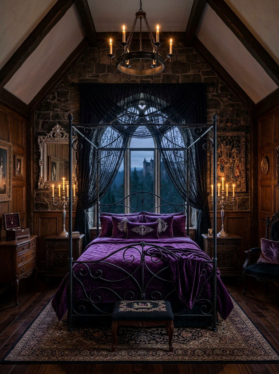 Gothic fairytale decor - 30 fairytale bedroom aesthetic ideas