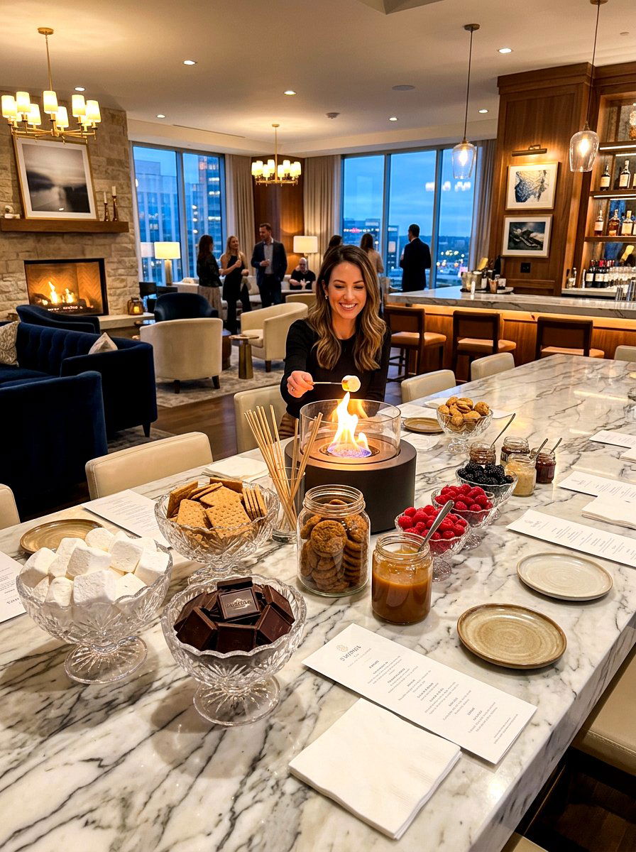 Gourmet Smores Bar - 30 s'mores station ideas