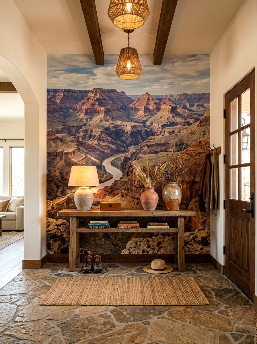Grand Canyon Wall Decor - 30 landscape mural wall ideas