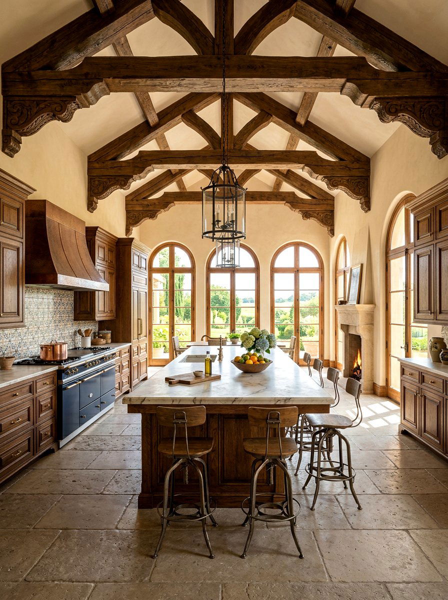 Grand European Farmhouse Kitchen - 30 European farmhouse kitchen ideas