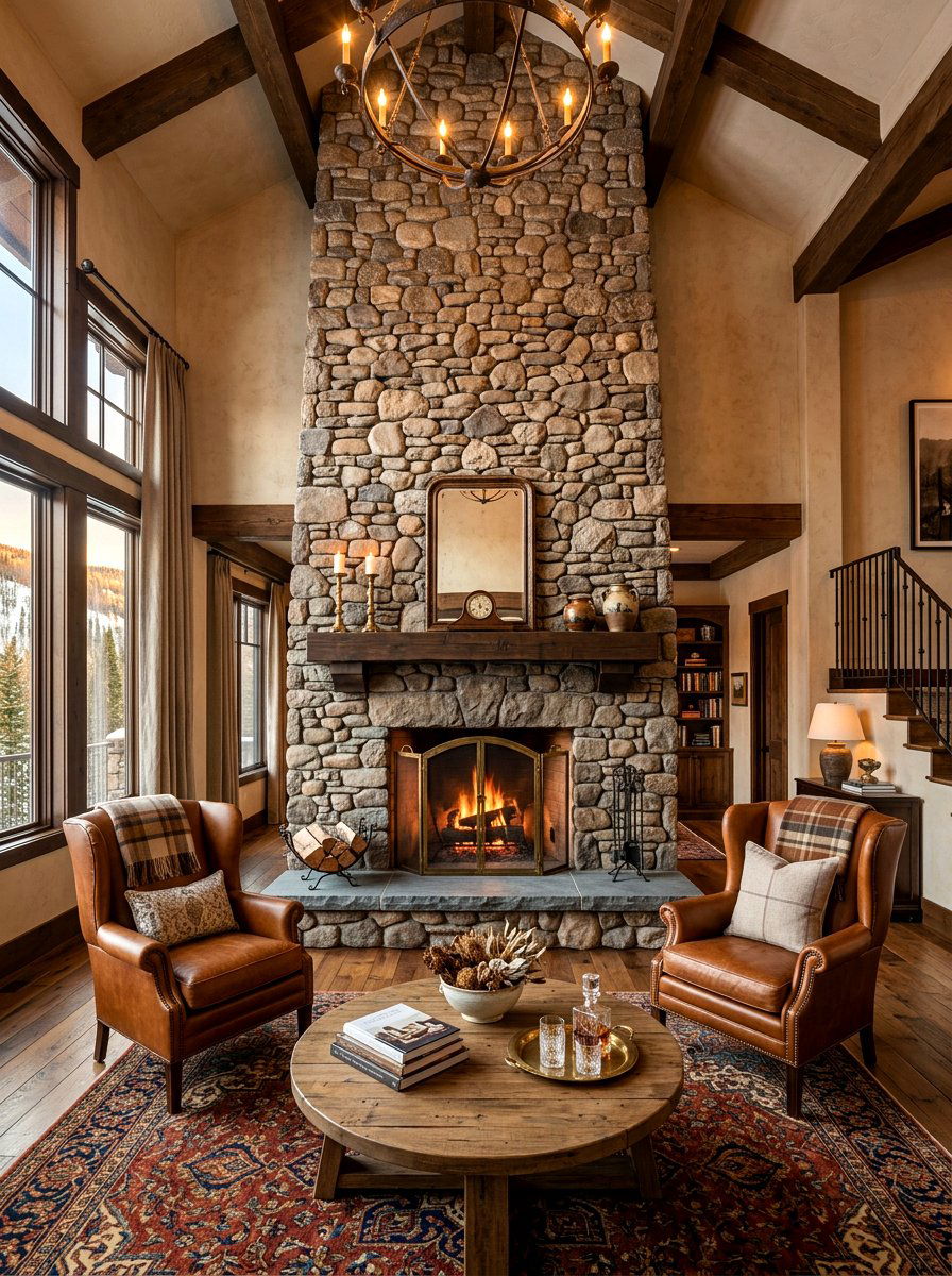 Grand Fireplace Formal Living Room - 30 formal living room ideas