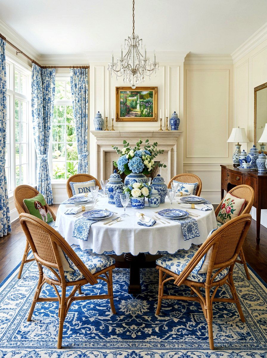 Grand Millennial Dining Room - 30 tea party dining room ideas