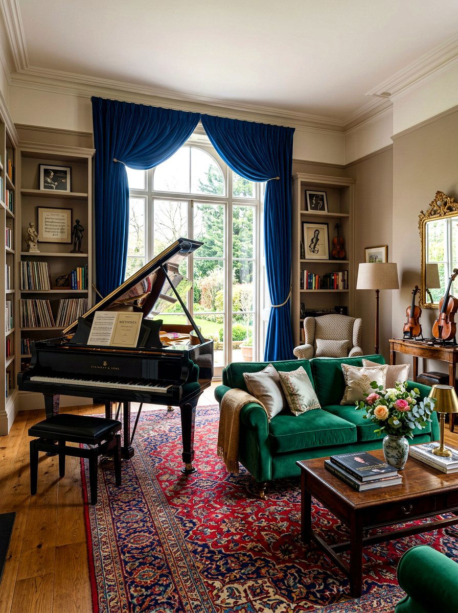 Grand Piano - 30 old money apartment decor ideas