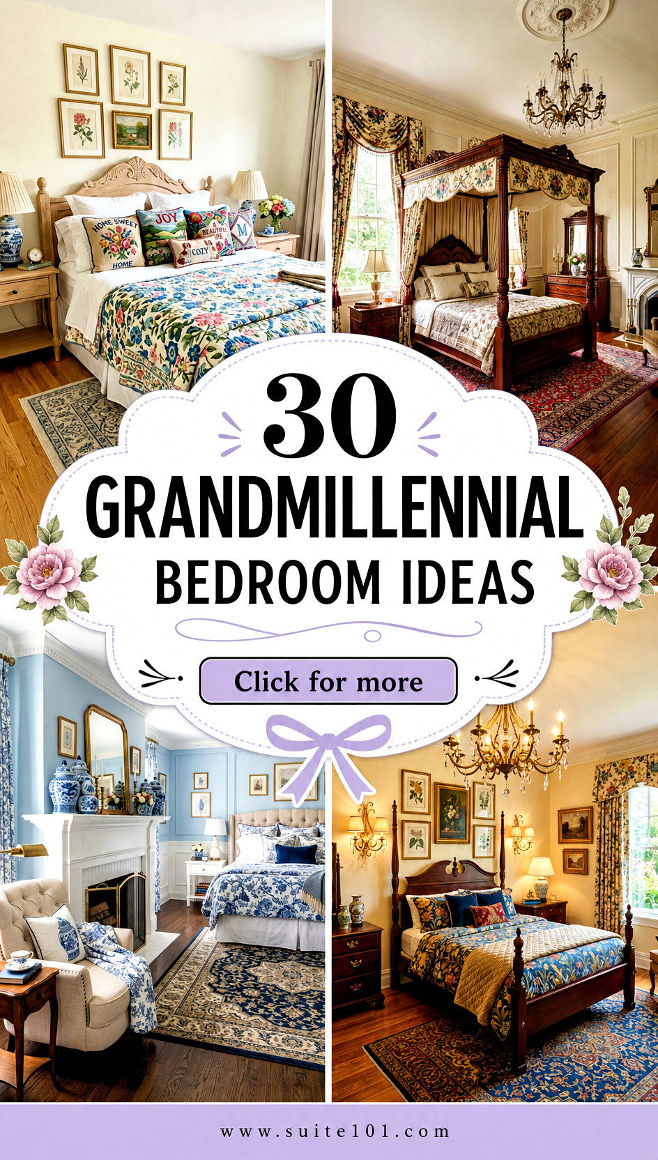 Grandmillennial Bedroom Ideas 30 Patterns to Love Forever - Grandmillennial Bedroom Ideas: 30 Patterns to Love Forever