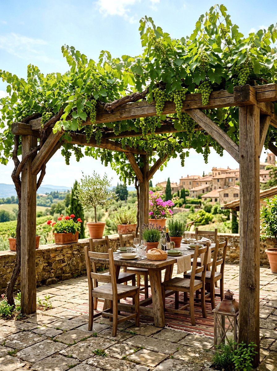 Grapevine Garden Arbor - 30 garden arbor ideas