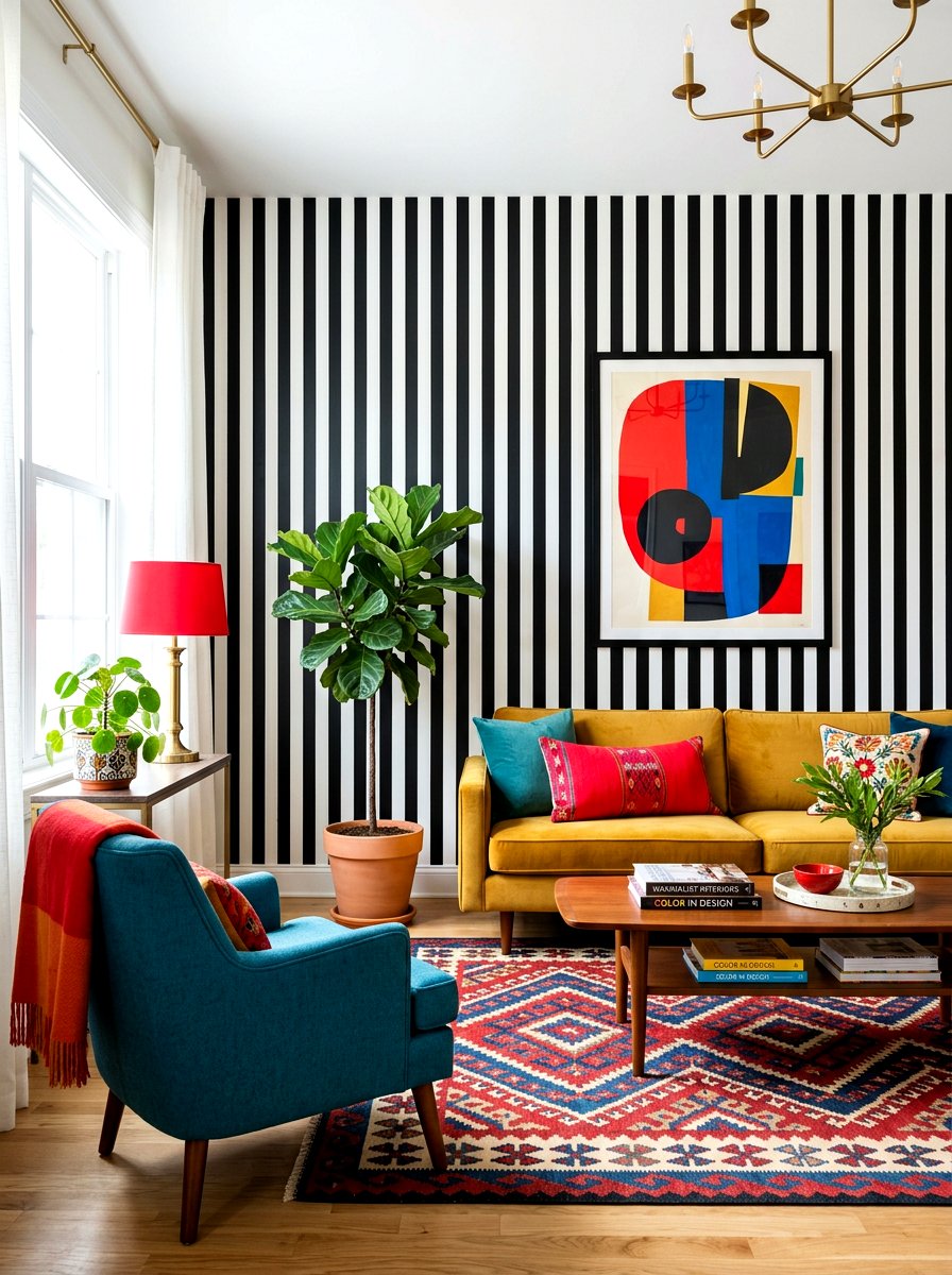 Playful Maximalist Living Room Ideas: 30 Colorful Ways to Go Big