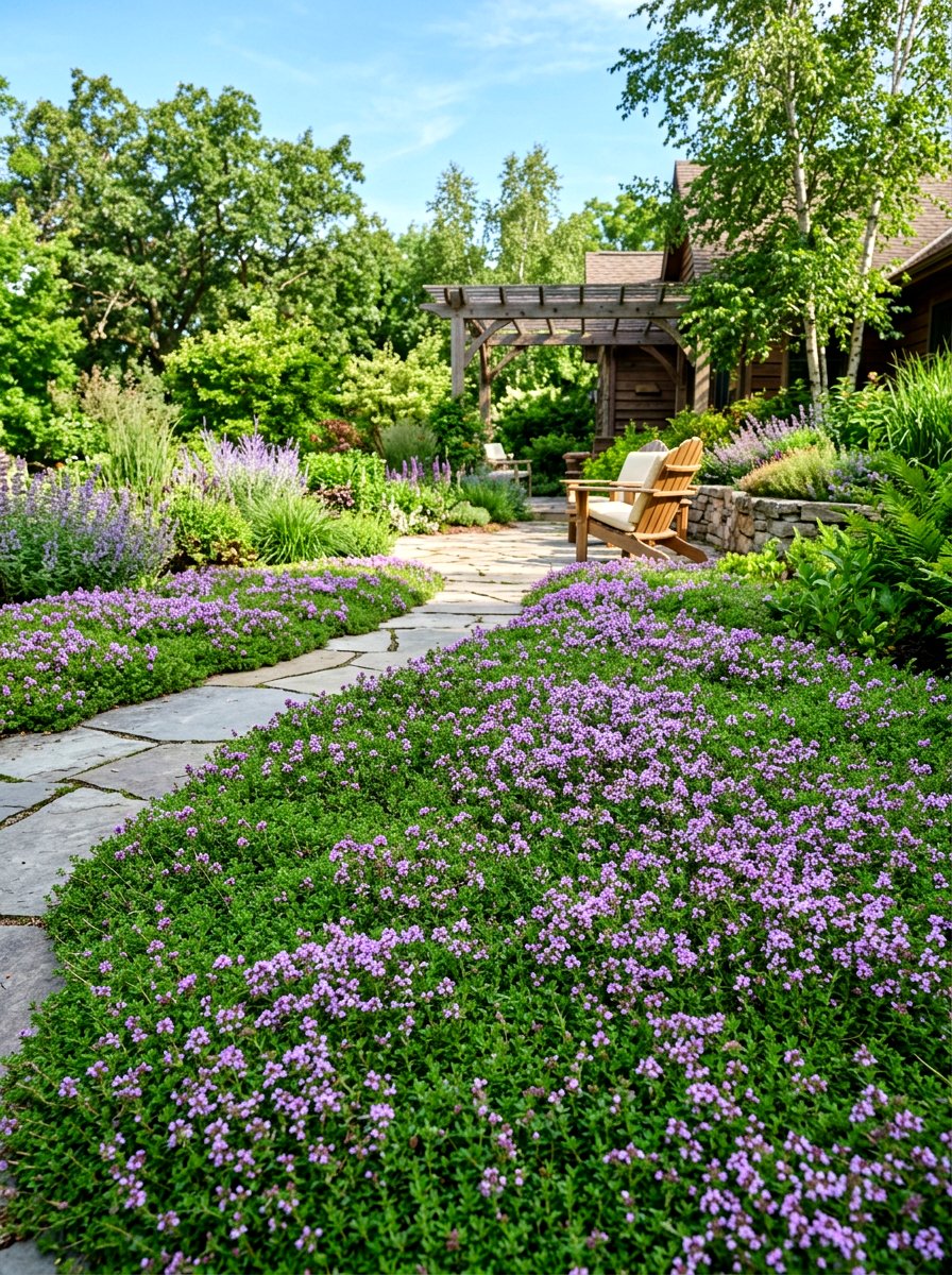 Grass Alternative Lawn - 30 small front yard ideas