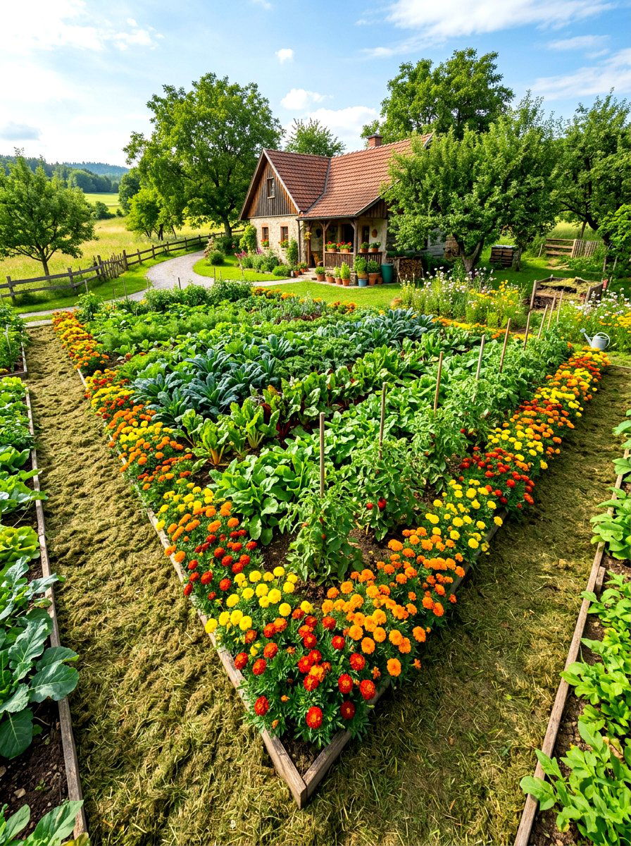 Grass Clippings Mulch - 30 front yard mulch ideas