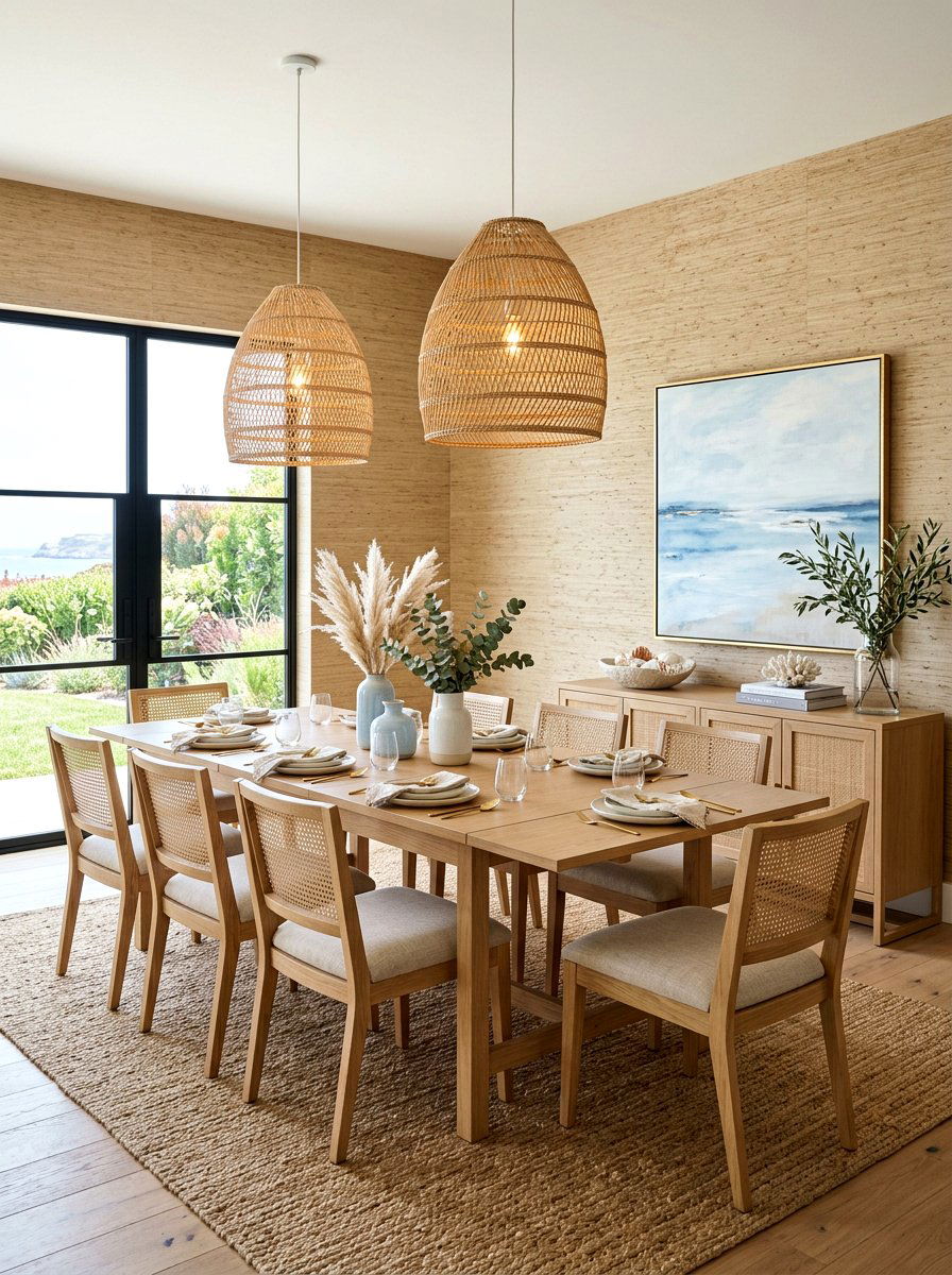 Grasscloth Dining Room Wallpaper - 30 dining room wallpaper ideas