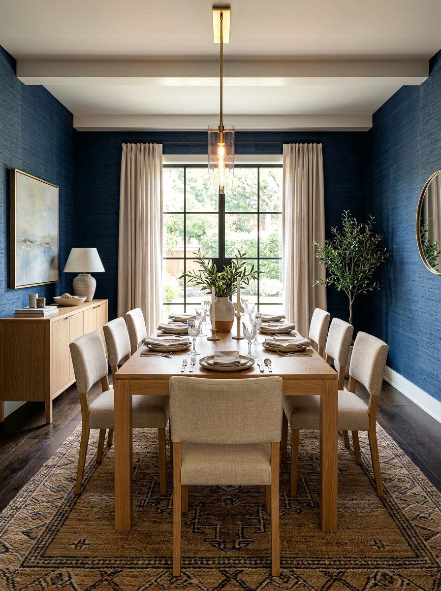 Grasscloth Wallpaper Dining - 30 formal dining room ideas