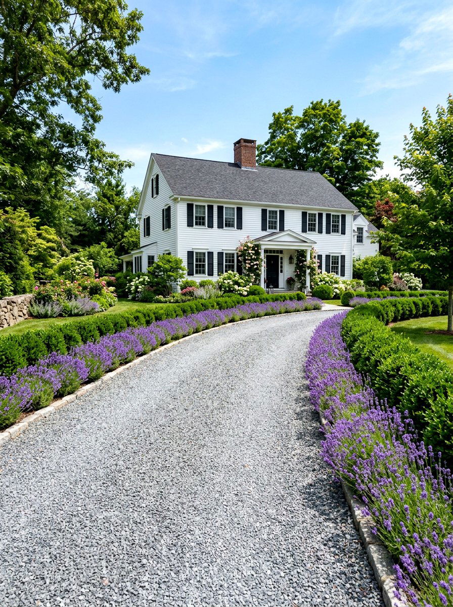 Gravel Driveway - 30 Nancy Meyers garden ideas