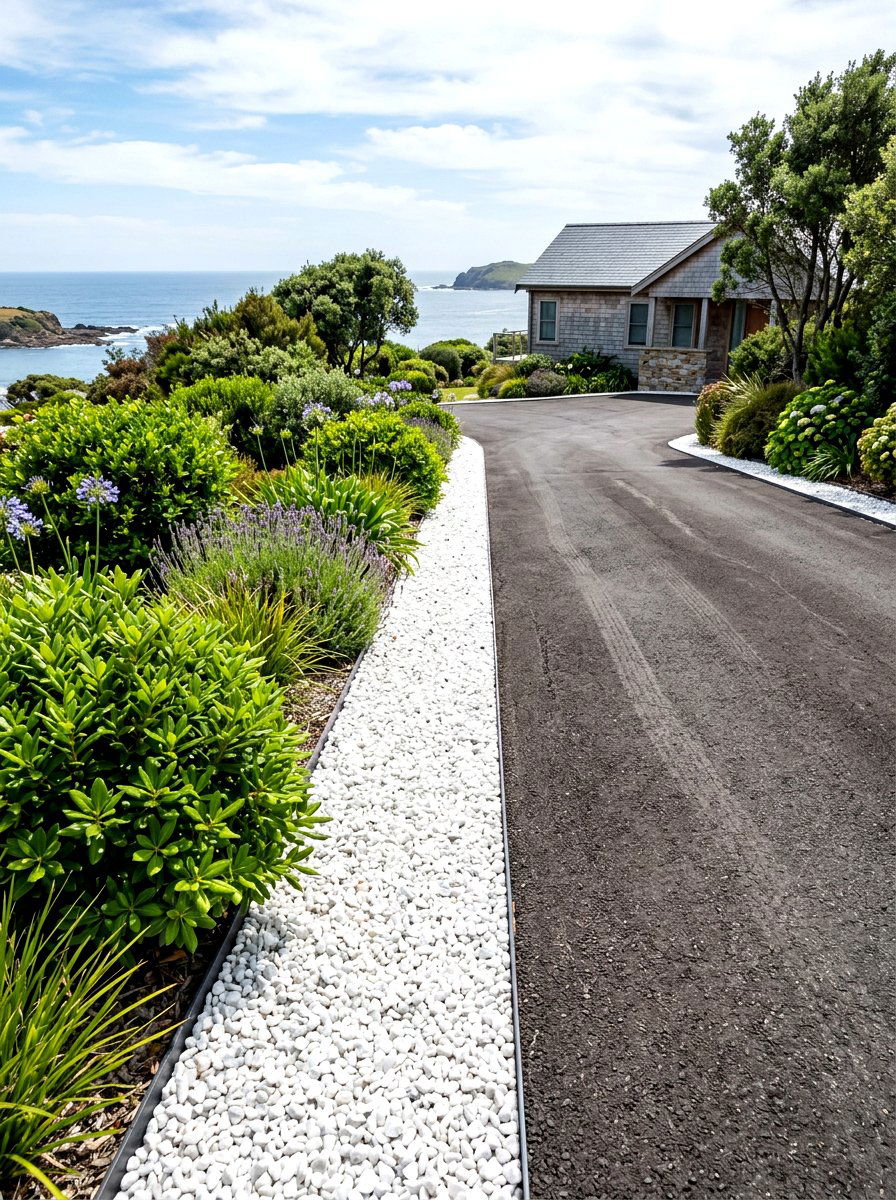 Gravel Driveway Border - 30 driveway border ideas