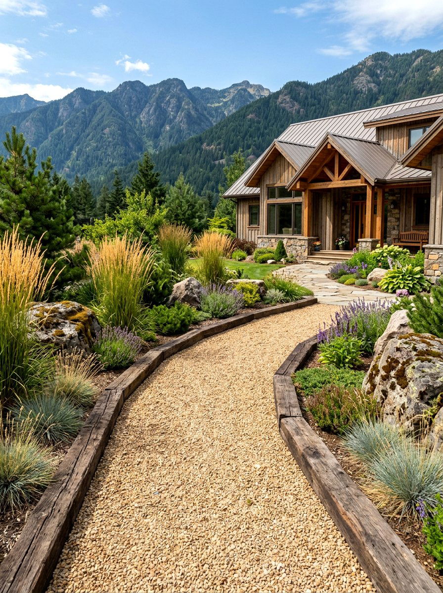 Gravel Driveway Landscaping - 30 driveway landscaping ideas