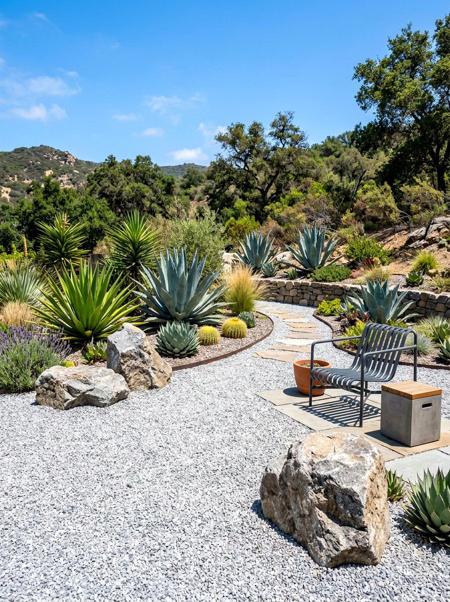 Gravel Garden - 30 meditation garden ideas