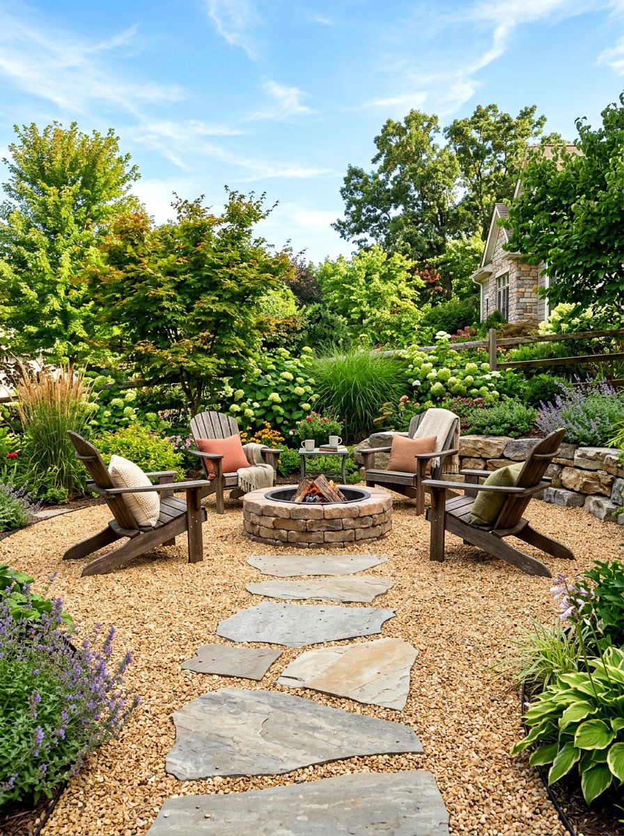 Gravel Ground Cover - 30 California casual patio ideas