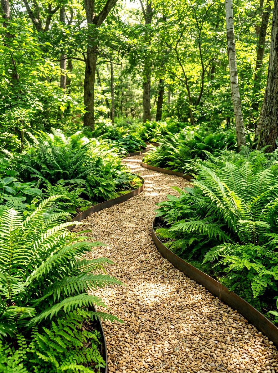 Gravel Path - 30 drainage landscaping ideas