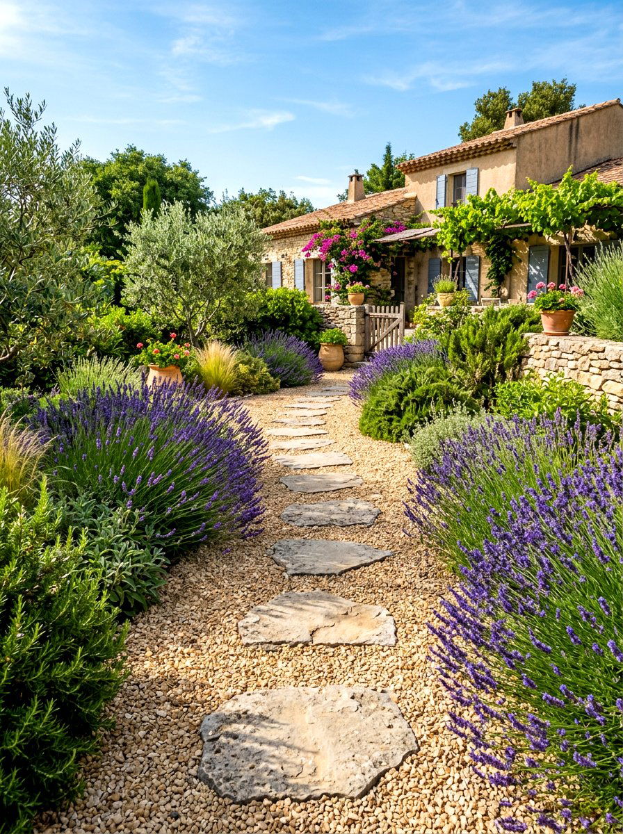 Gravel Path Garden - 30 pocket garden ideas