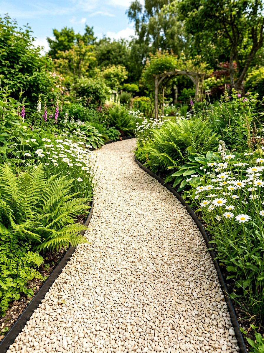 Gravel Path Layout - 30 modern cottage garden ideas