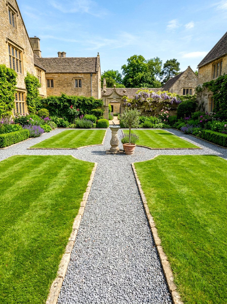 Gravel Path Layout - 30 cloister garden ideas