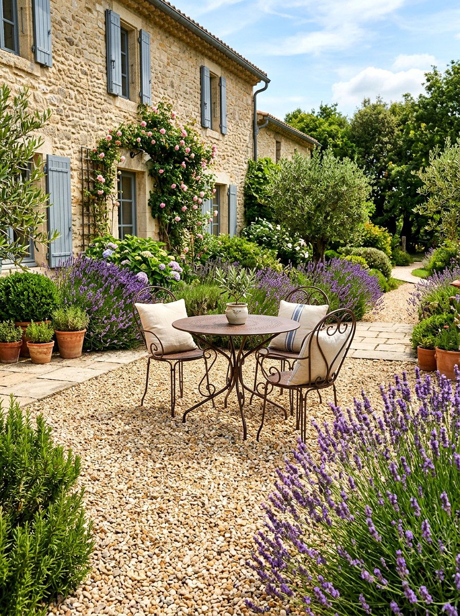 Gravel Patio Setup - 30 stargazing backyard ideas