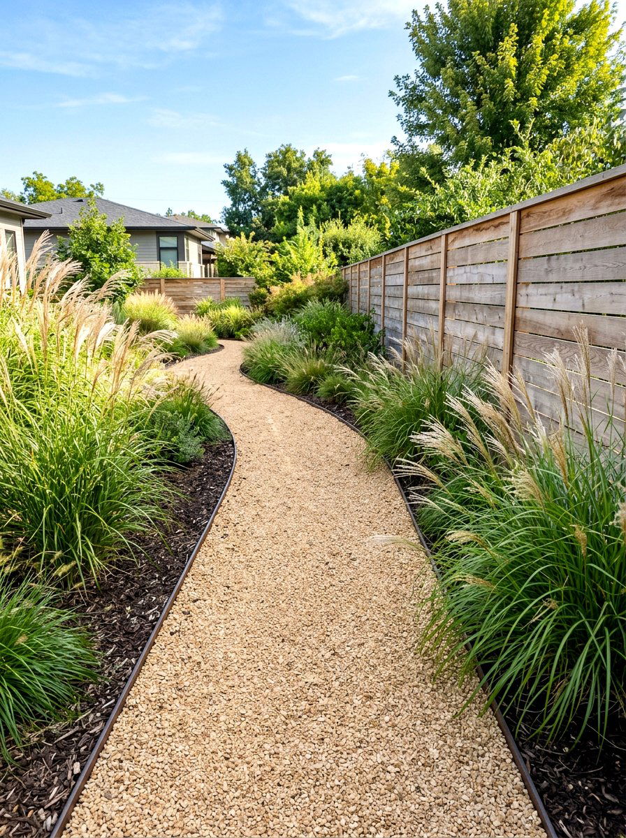 Gravel Walkway - 30 backyard walkway ideas