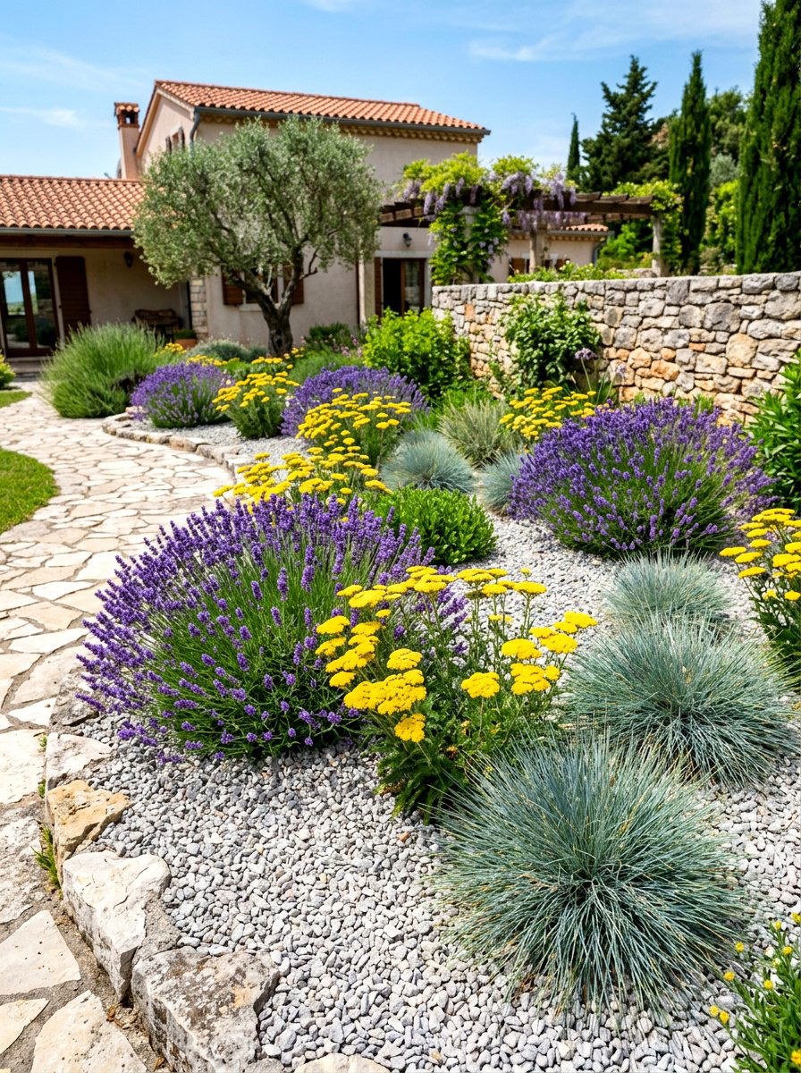 Gravel garden - 30 native plant landscaping ideas
