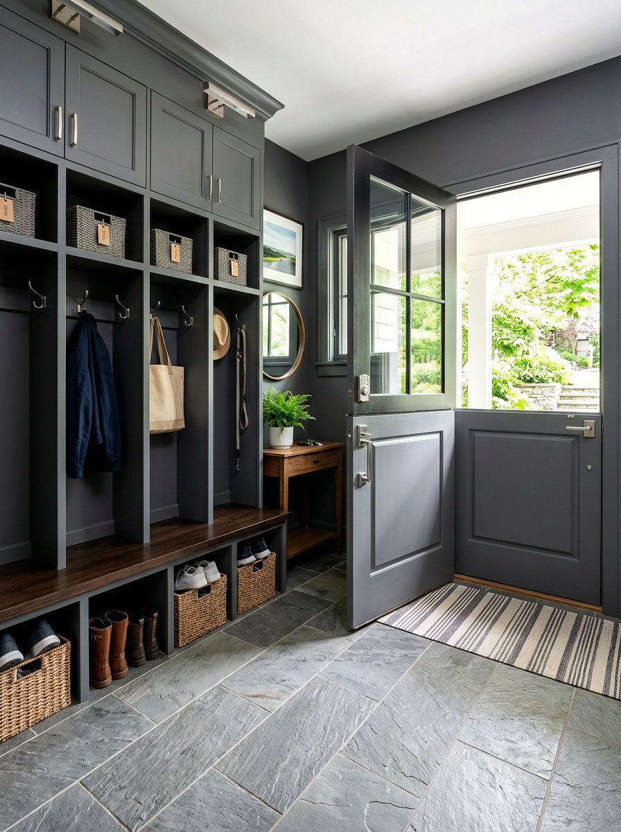 Gray Dutch Door - 30 Dutch door ideas