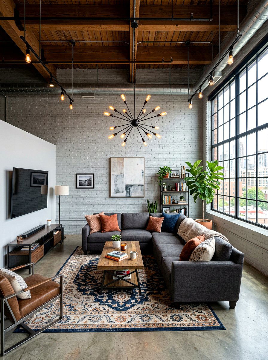 Gray Living Room With Brick - 30 gray living room ideas