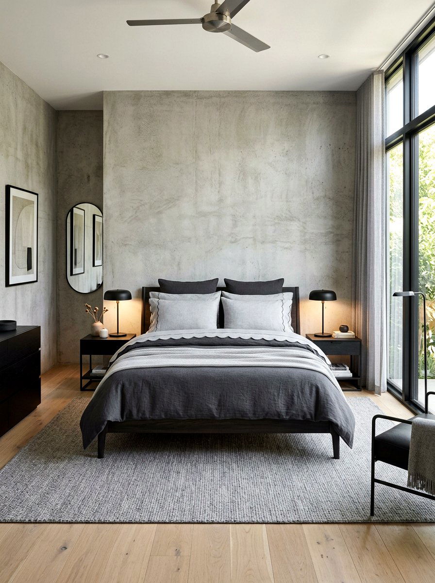 Gray Scalloped Edge Sheets - 30 scalloped bedding ideas