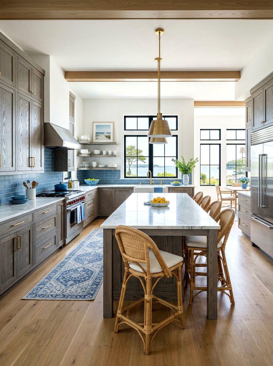 Gray Stained Wood Kitchen Cabinets - 30 warm wood kitchen cabinets ideas