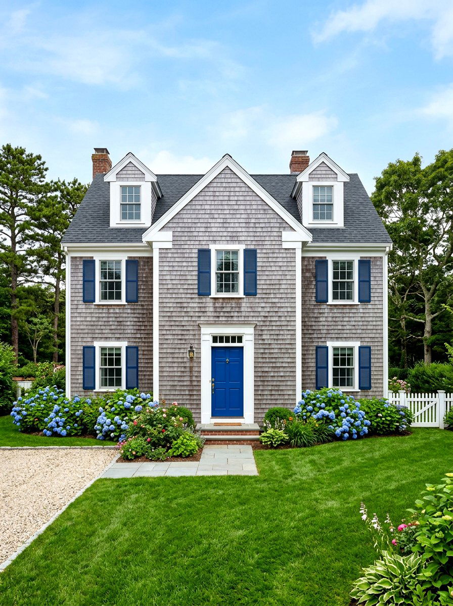Gray shingle siding - 30 Cape Cod exterior ideas