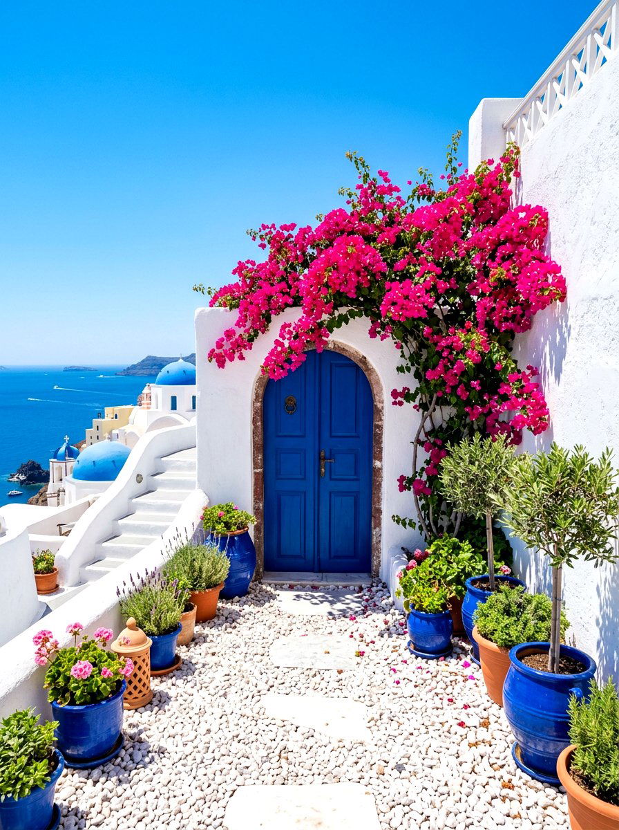 Greek Inspired Garden - 30 Mediterranean backyard ideas