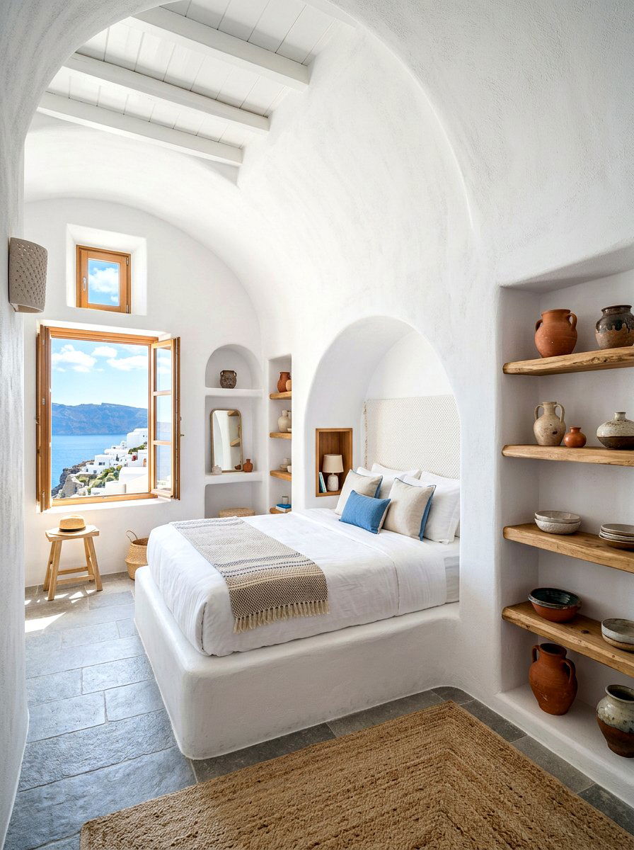 Greek Island White Wash - 30 resort bedroom ideas