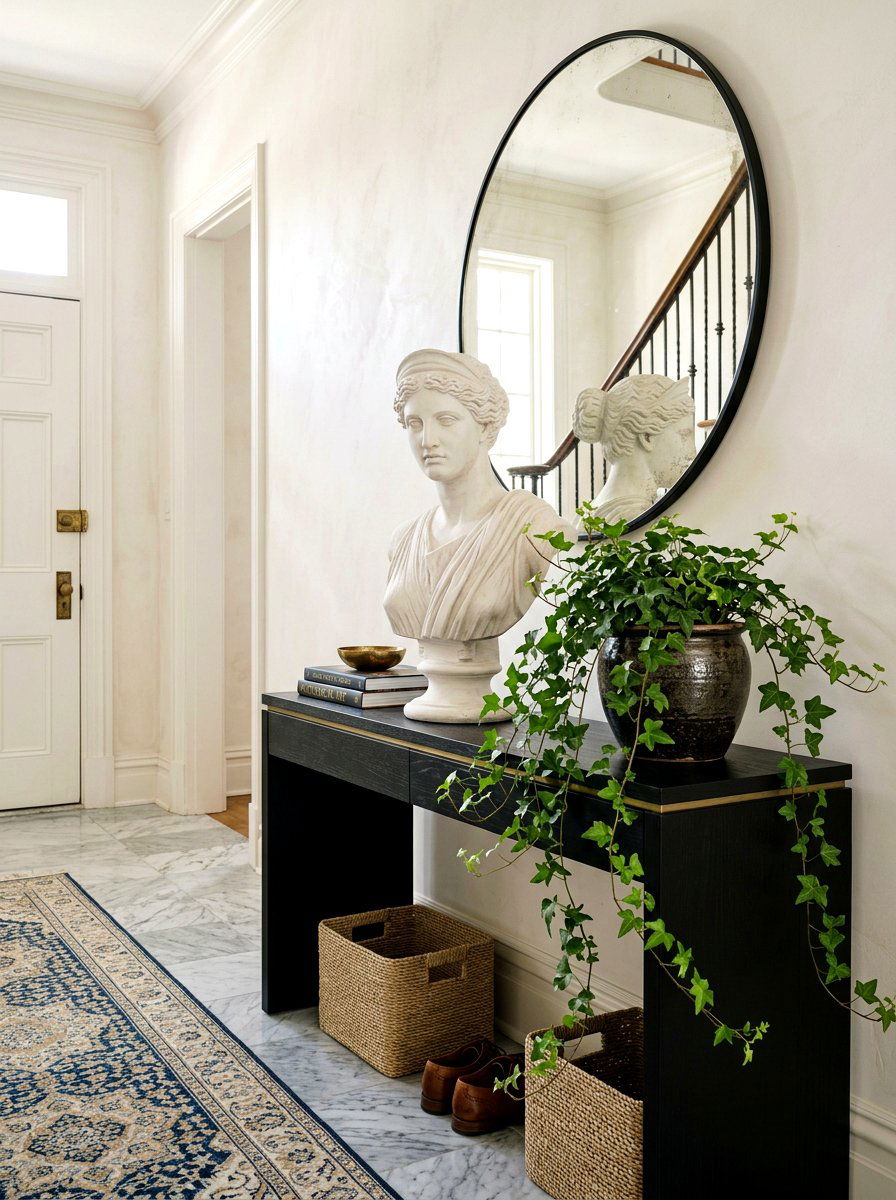Greek goddess bust - 30 spring refresh decor ideas
