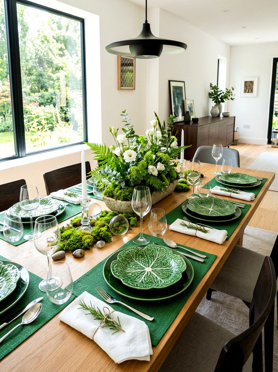 Green Cabbage Plates - 30 cabbageware dining ideas