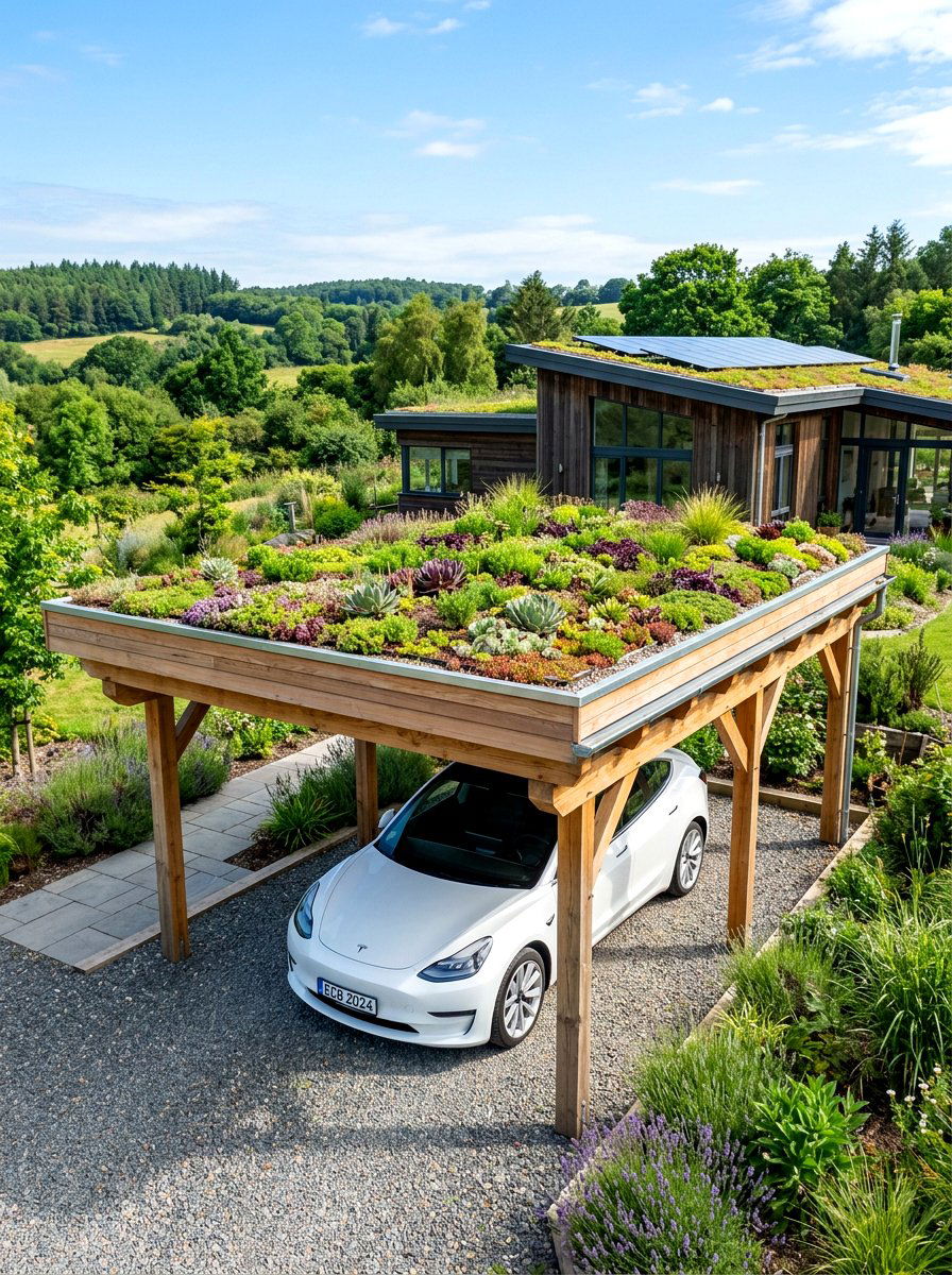 Green Roof Carport - 30 carport design ideas