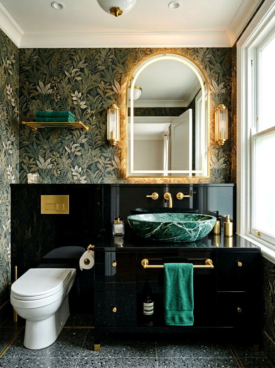 Green marble vessel sink - 30 stone vessel sink ideas
