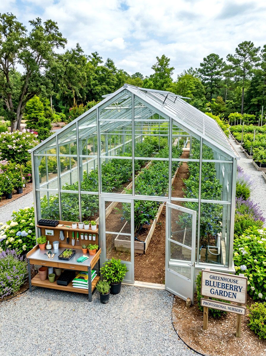Greenhouse Blueberry Garden - 30 blueberry garden ideas