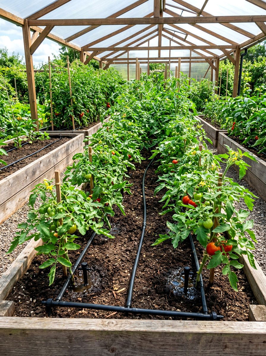 Greenhouse Drip Irrigation - 30 greenhouse watering ideas