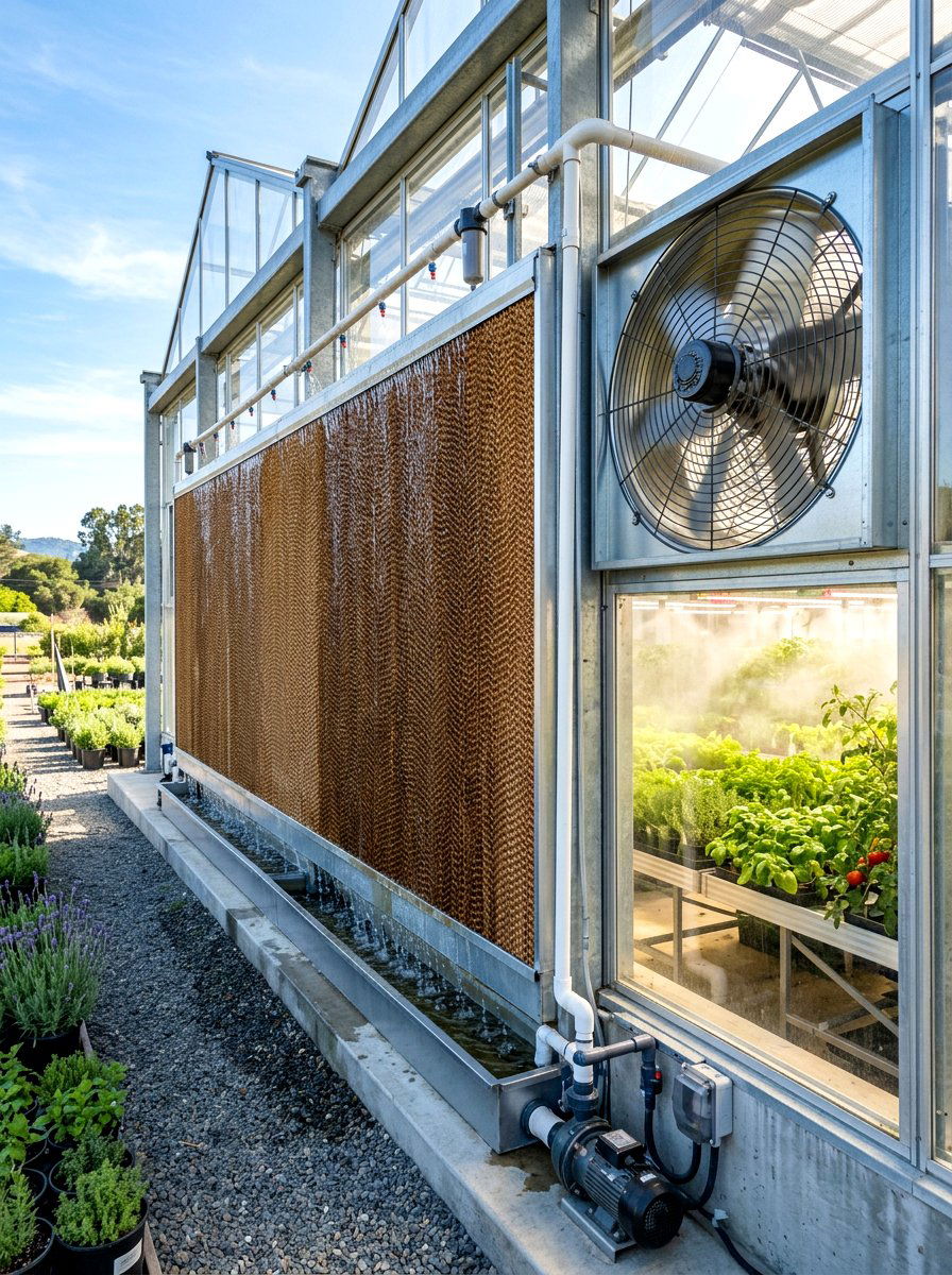 Greenhouse Evaporative Cooling - 30 greenhouse watering ideas