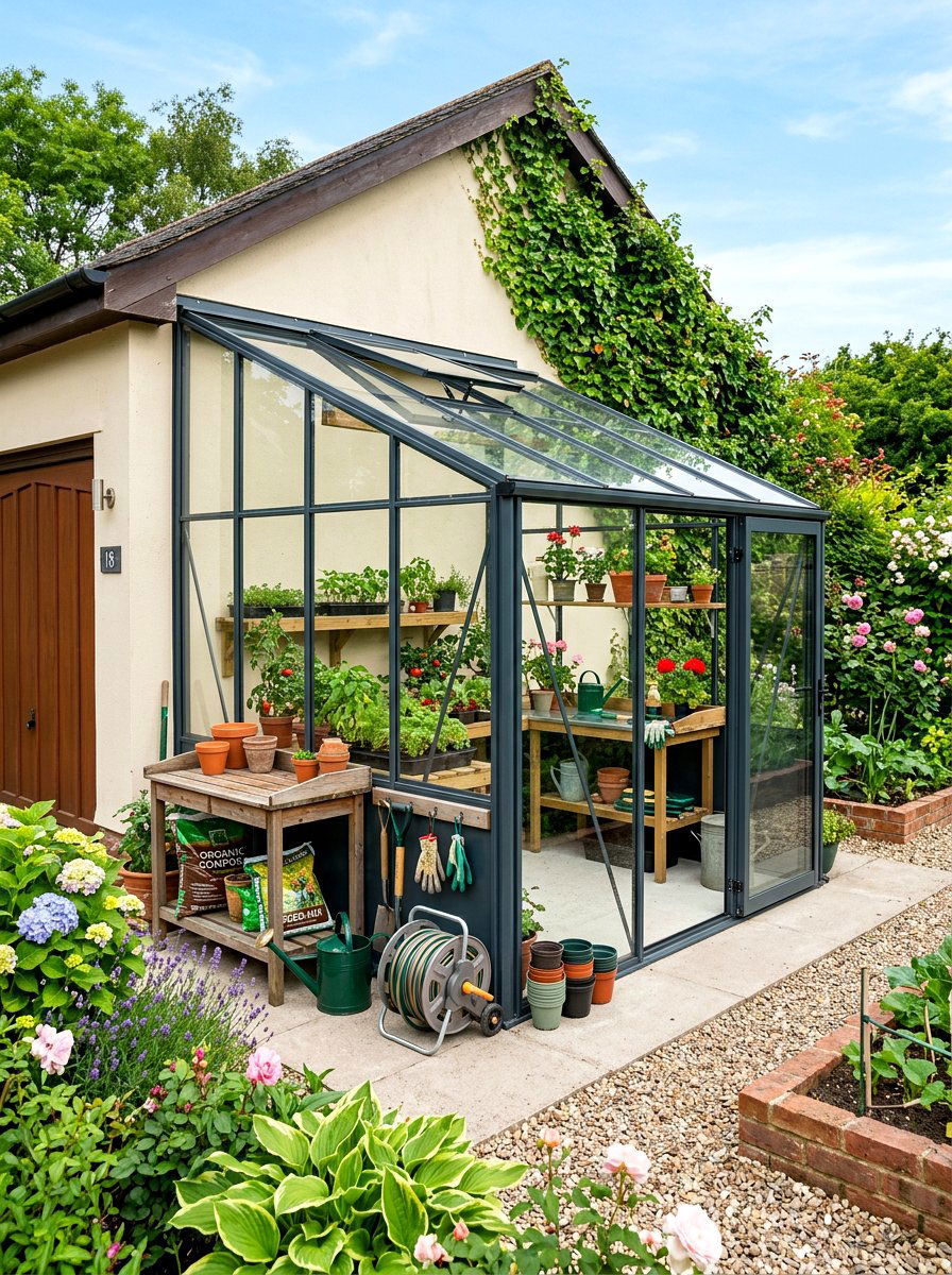 Greenhouse Lean To Against Garage - 30 lean to greenhouse ideas