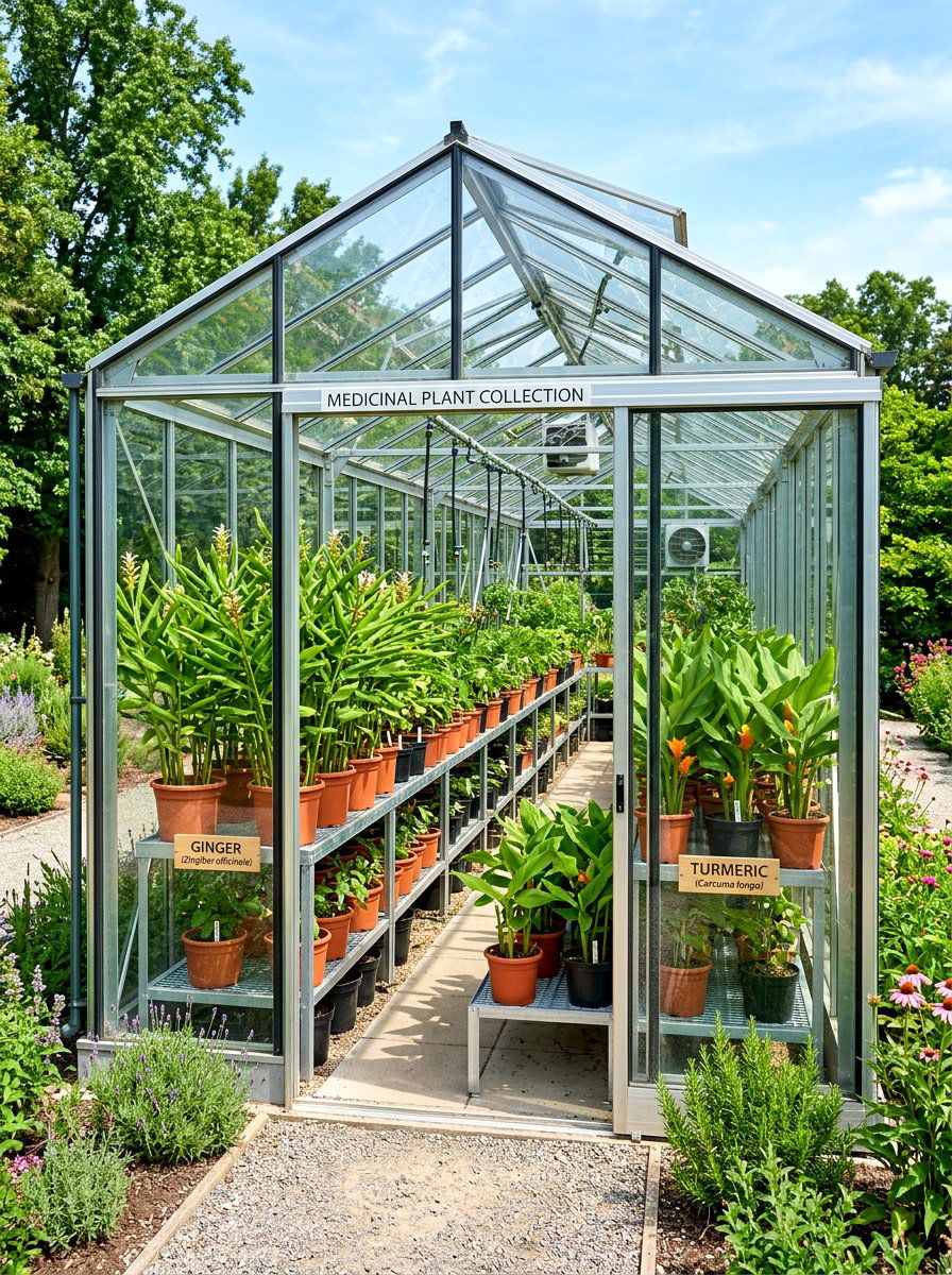 Greenhouse Medicinal Plant Collection - 30 medicinal garden ideas