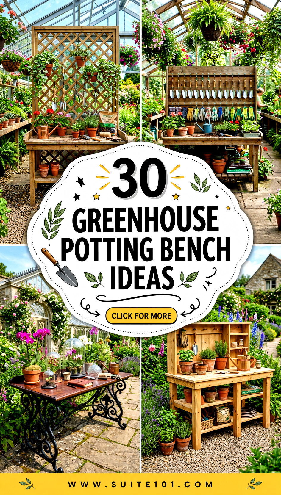 Greenhouse Potting Bench Ideas 30 Clever Benches for Gardeners - Greenhouse Potting Bench Ideas: 30 Clever Benches for Gardeners