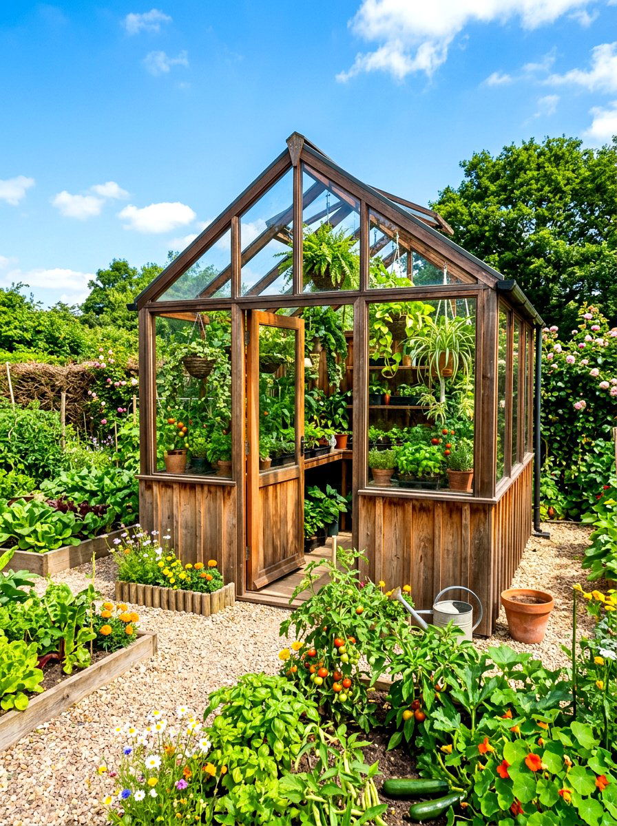 Greenhouse Shed - 30 outdoor storage shed ideas