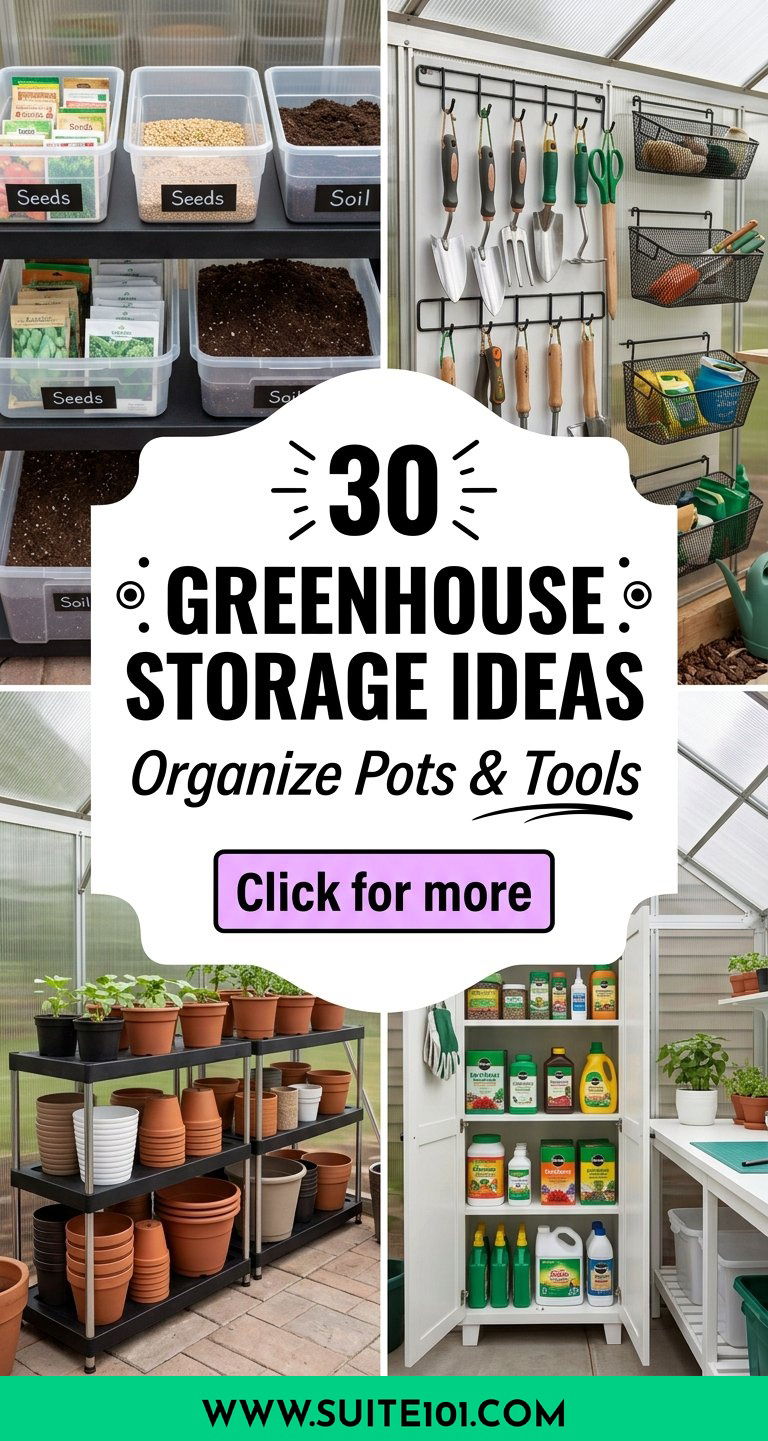 Greenhouse Storage Ideas 30 Smart Ways to Organize Tools and Pots - Greenhouse Storage Ideas: 30 Smart Ways to Organize Tools and Pots