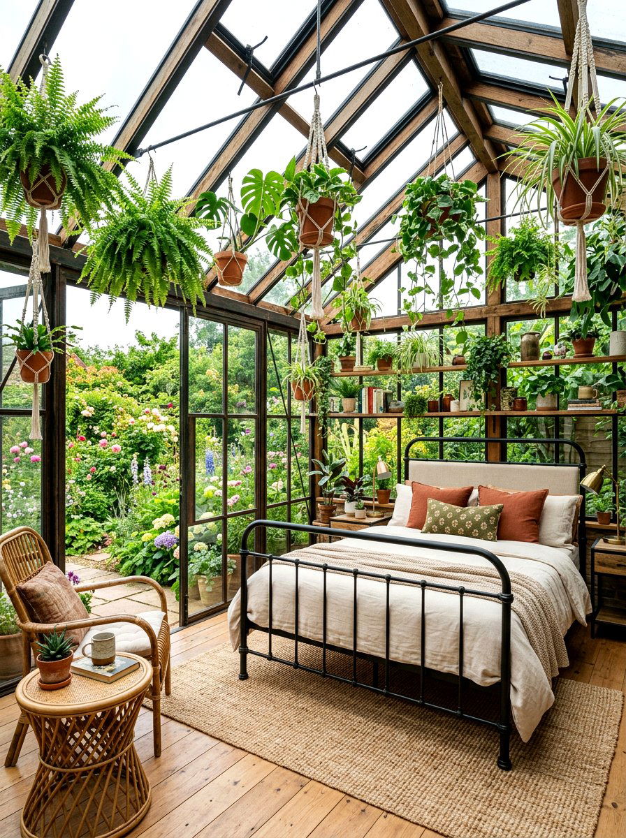 Greenhouse Style Cottage Bedroom - 30 cottage vintage bedroom ideas
